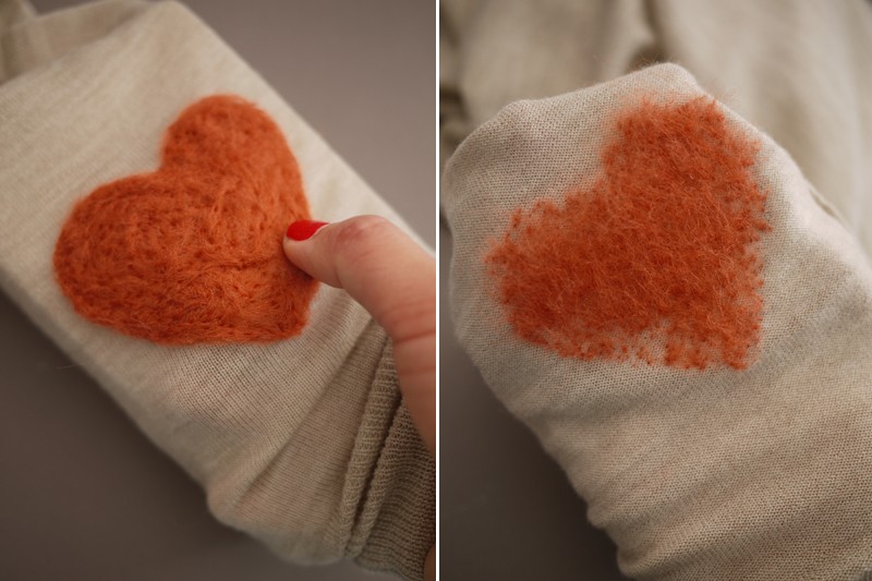 fashion, DIY, Elbow Patches, Needle Felting, How To, Tutorial, fashion blog nz, style blog nz, beauty blog nz, New Zealand PR, beauty media, fashion media, angie fredatovich, sweater, heels, clothes