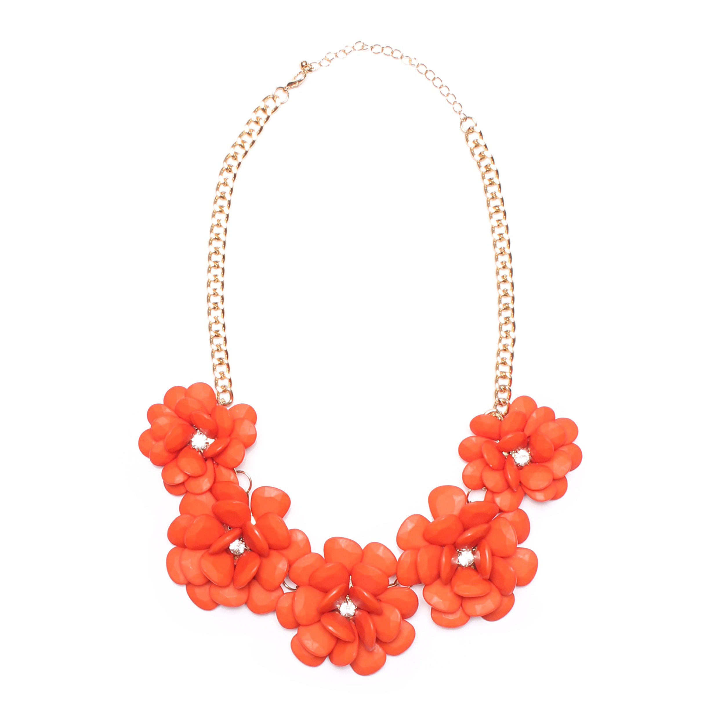 Floral Brights Necklace coral $24-99 - Gurlinterrupted